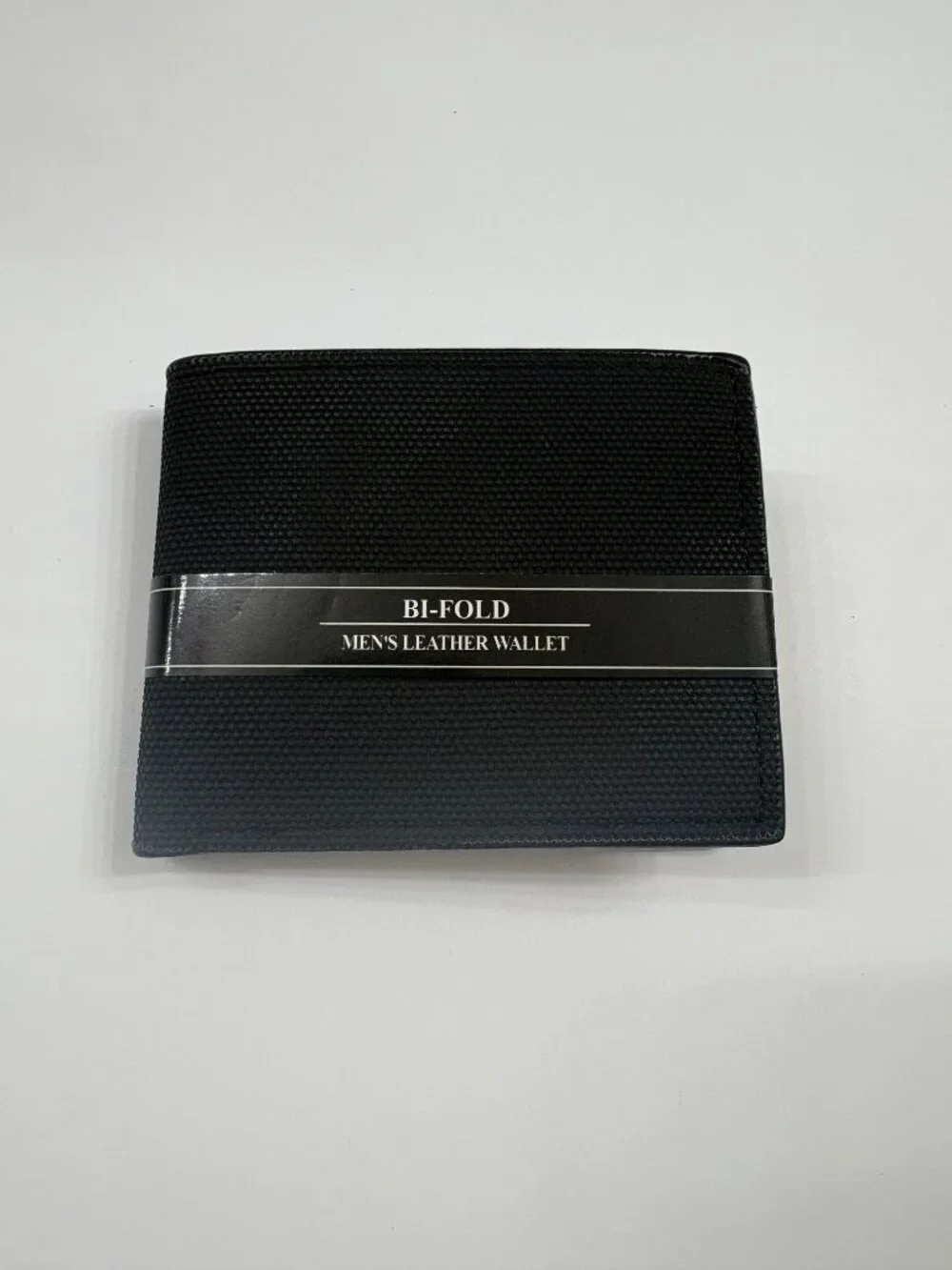 Men's Gift Set - Bi-Fold Black Wallet & Silver Keychain- NWT IN BOX